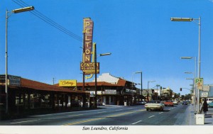 Pelton Center, San Leandro, California, mailed 1974                    
